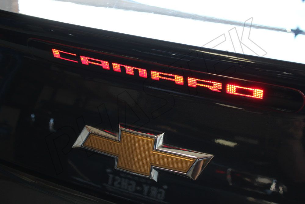 "CAMARO" 3rd Brake Light Blackout for 20142015 Camaro Camaro5 Chevy